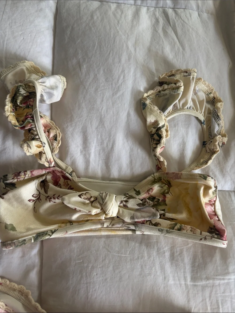 Zimmermann cream bikini